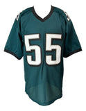 Brandon Graham Philadelphia Signed Green Football Jersey JSA QR Hologram