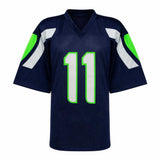 Jaxon Smith-Njigba (SEAHAWKS) Signed Navy Custom Football Jersey (JSA COA)