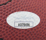 Warren Sapp HOF Raiders Signed/Inscribed Leather Game NFL Football JSA 212518