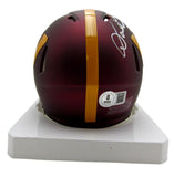 Darrell Green Autographed/Signed Washington Commanders Mini Helmet Beckett 00070