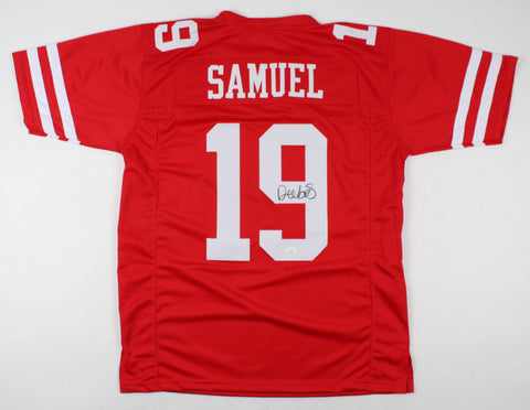 Deebo Samuel Signed 49ers Red Jersey (JSA) San Francisco's All Pro Wide Receiver