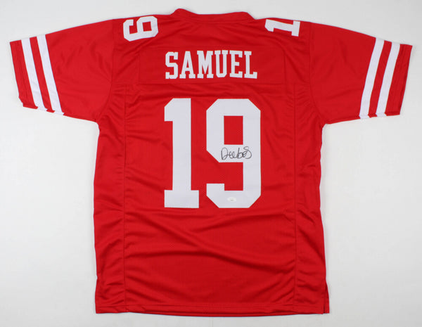 Deebo Samuel Signed 49ers Red Jersey (JSA) San Francisco's All Pro Wide Receiver