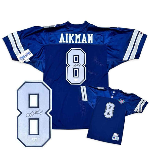 Troy Aikman Autographed / Signed Pro Line Authentic Cowboys Jersey - Beckett