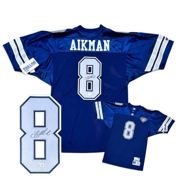 Troy Aikman Autographed / Signed Pro Line Authentic Cowboys Jersey - Beckett