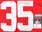 Ville Husso Signed Detroit Red Wings Jersey (JSA COA) Wings Goaltender Prospect