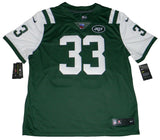 JAMAL ADAMS SIGNED AUTOGRAPHED NEW YORK JETS GREEN NIKE LIMITED JERSEY BECKETT