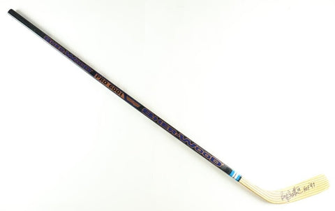 Bryan Trottier Signed Sherwood Hockey Stick (Beckett) New York Islander HOF 1997