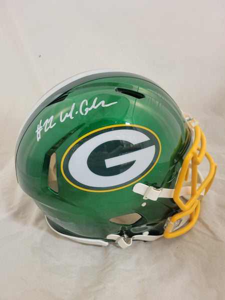 MATTHEW GOLDEN SIGNED GREEN BAY PACKERS F/S FLASH SPEED AUTHENTIC HELMET BAS