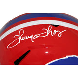 Thurman Thomas Autographed/Signed Buffalo Bills F/S Helmet TB Beckett 43267