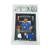 Warren Zaire-Emery Signed 2023 Panini Obsidian Cutting Edge Red /25 - BGS 9