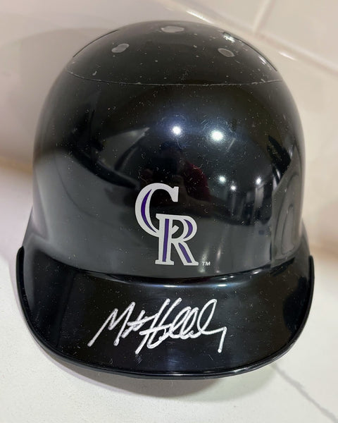 Matt Holliday Autographed Colorado Rockies Mini Helmet | MLB COA