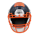 Mike Singletary Signed Chicago Bears Schutt F7 Authentic Hydro Navy NFL Helmet