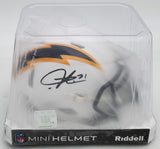 Ladainian Tomlinson Signed Los Angeles Chargers Ridell Speed Mini Helmet/Beckett