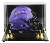 Vikings Jordan Addison Signed Rave Speed Mini Helmet W/ Case BAS Witnessed
