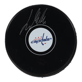Lars Eller Signed Washington Capitals Logo Puck (JSA COA) 2018 Stanley Cup Champ
