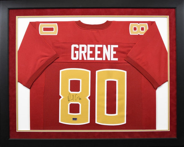 RASHAD GREENE AUTOGRAPHED FLORIDA STATE SEMINOLES #80 FRAMED JERSEY COA