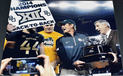 ART BRILES AUTOGRAPHED SIGNED BAYLOR BEARS 16x20 PHOTO COA