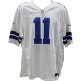 Micah Parsons Signed Dallas Cowboys Nike White Jersey FAN 44951