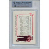 William Shatner Autographed/Signed 1967 Leaf Trading Card Beckett 47142