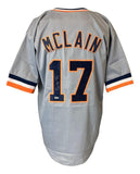 Denny McLain Signed 1968 Detroit Tigers Jersey (Sports Integrity) 31 Game Winner