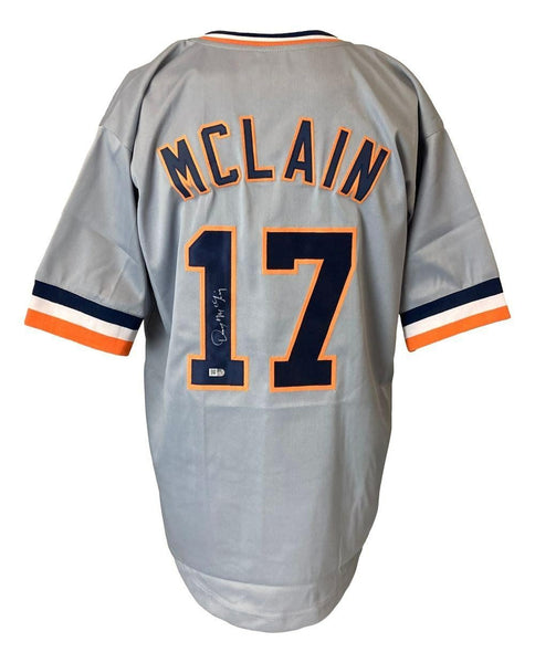 Denny McLain Signed 1968 Detroit Tigers Jersey (Sports Integrity) 31 Game Winner