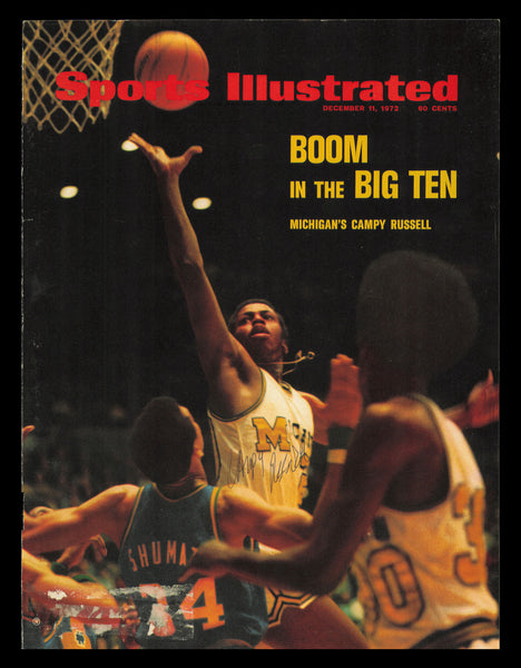 Campy Russell Autographed Signed Sports Illustrated Cover Michigan SKU #238023