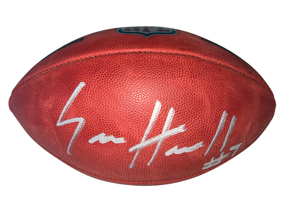 SAM HOWELL SIGNED DALLAS COWBOYS OFFICIAL NFL DUKE WILSON FOOTBALL BECKETT