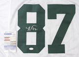 Romeo Doubs Signed Green Bay Packers Jersey (JSA COA) 2022 4th Round Pk/ Nevada