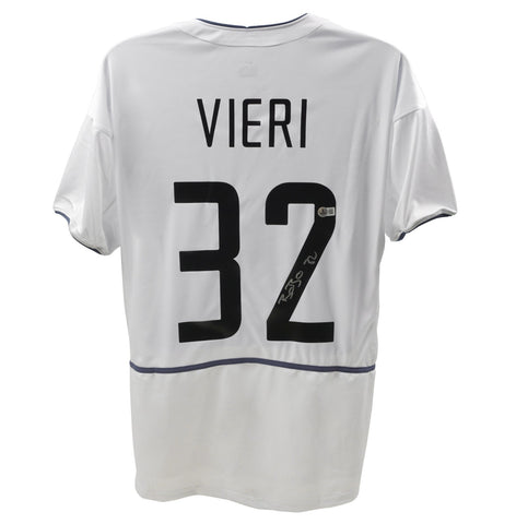 Christian Vieri Signed Inter Milan Nike Jersey (Beckett) Italian National Team