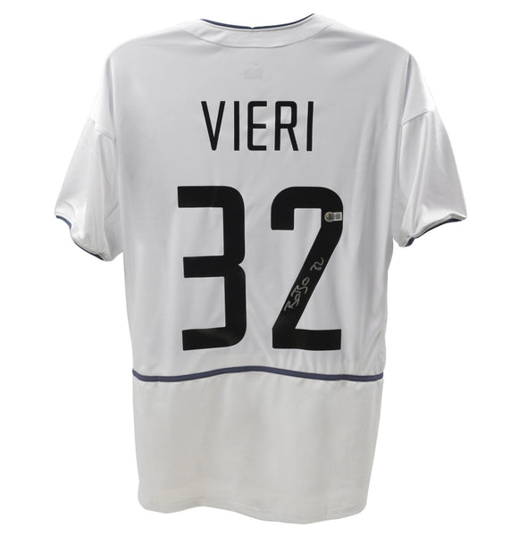 Christian Vieri Signed Inter Milan Nike Jersey (Beckett) Italian National Team