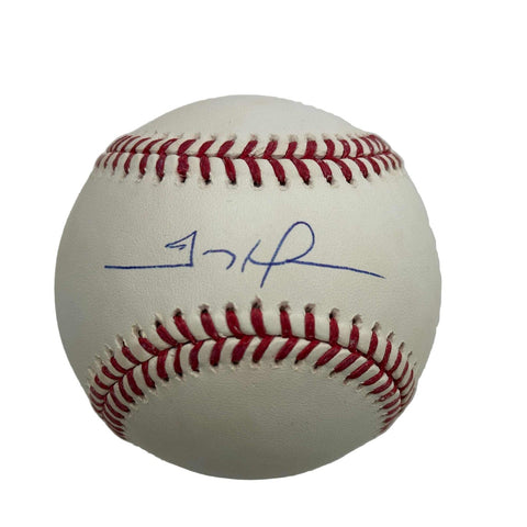 Autographed/Signed Trevor Hoffman Rawlings Baseball ROML Beckett BAS COA
