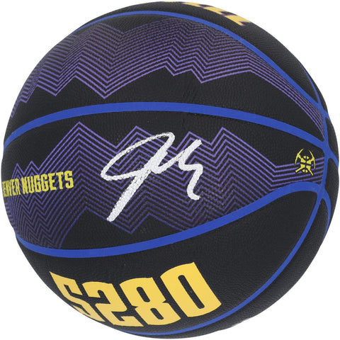 Jamal Murray Denver Nuggets Autographed Wilson 2023-24 City Collector Basketball
