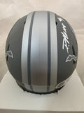 DERRICK MOORE SIGNED DETROIT LIONS SLATE SPEED MINI HELMET BECKETT QR