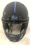 TREYLON BURKS SIGNED TENNESSEE TITANS ECLIPSE SPEED AUTHENTIC HELMET BECKETT COA