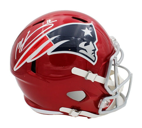 Mac Jones Signed New England Patriots Speed Full Size Flash NFL Helmet