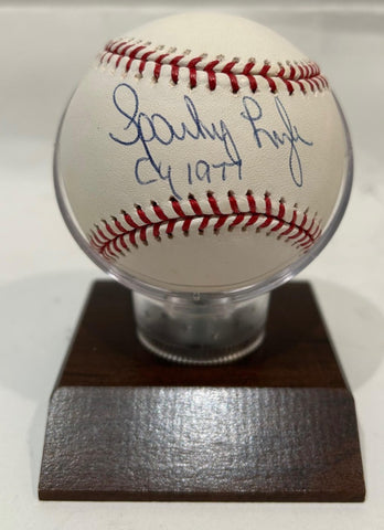 Sparky Lyle Autographed/Inscribed "CY 1977" Official MLB Baseball JSA COA