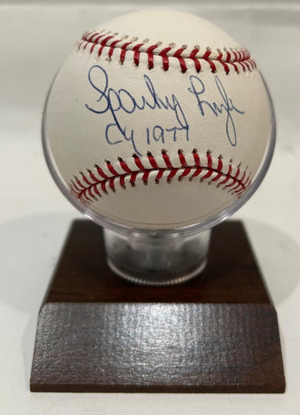 Sparky Lyle Autographed/Inscribed "CY 1977" Official MLB Baseball JSA COA