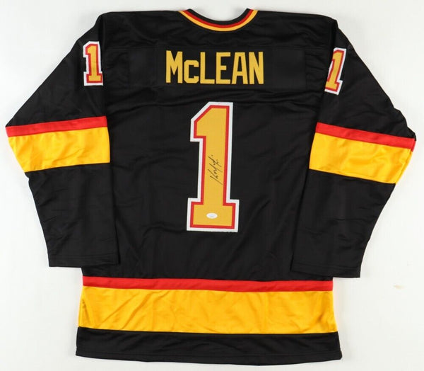 Kirk McLean Signed Vancouver Canucks Jersey (JSA COA) 2xNHL All Star Goaltender