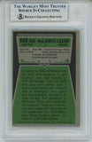 Joe Delamielleure Autographed 1975 Topps #359 HOF Card Slab Beckett 57058