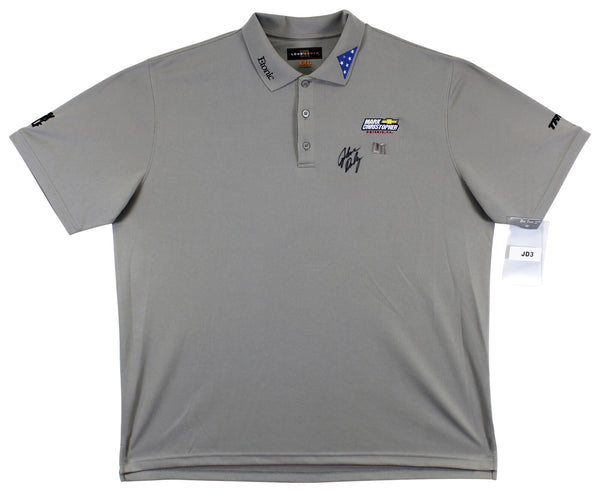 John Daly Authentic Signed Match Worn Gray Loudmouth Polo Shirt BAS #BH00338