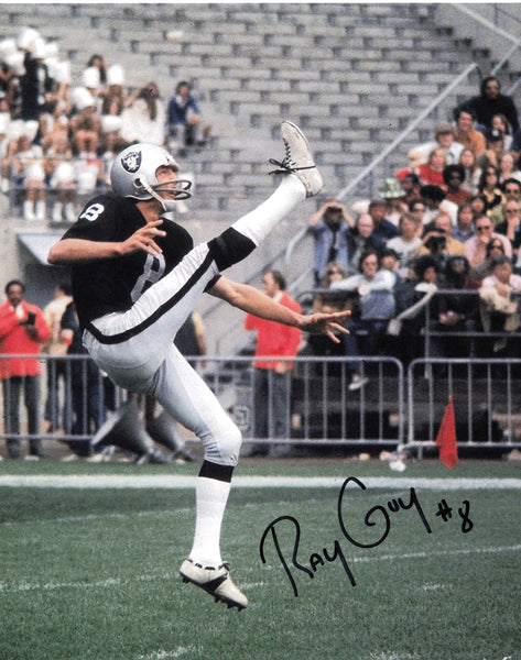 Ray Guy Autographed Signed 8x10 Photo Oakland Raiders SKU #247475