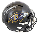 Ravens Zay Flowers Signed Full Size Speed Rep Helmet W/ Case Autographed BAS