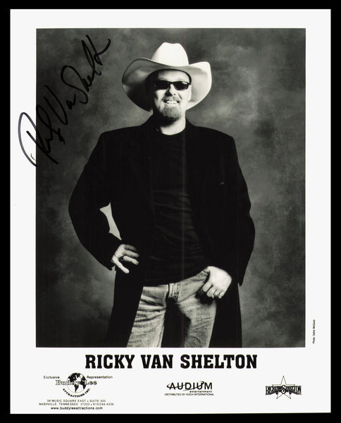 Ricky Van Shelton Autographed Signed 8x10 Photo Country Singer SKU #230416