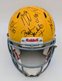 Riddell Full Size Helmet Signed by 14 NFL Stars Tua Kittle Bret Michaels COA
