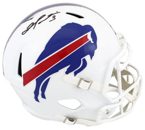 Bills Damar Hamlin Authentic Signed Full Size Speed Rep Helmet BAS Witnessed