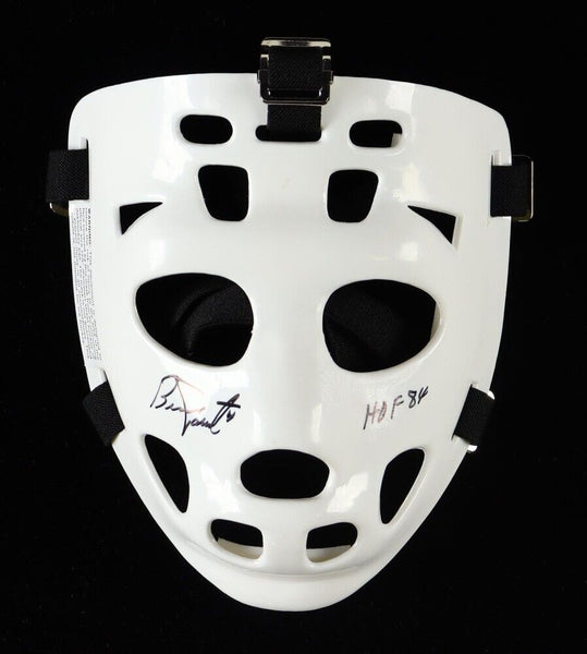 Bernie Parent Signed Goalie Mask Inscribed HOF 84 (Schwartz) Philadelphia Flyers