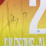 Shai Gilgeous-Alexander Signed All-Star Jersey PSA Autographed