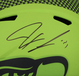 Jaxon Smith-Njigba Autographed Seahawks 'RAVE' Full Size Speed Helmet Fanatics