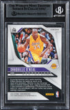 Lakers Shaquille O'Neal Signed 2024 Panini Prizm Silver #290 Card BAS Slabbed