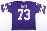 Ron Yary Signed Minnesota Viking Jersey Inscribed "HOF 01" (JSA COA) 7xPro Bowl